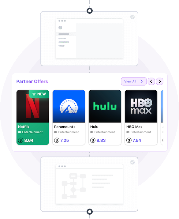 Third-party offers marketplace integration